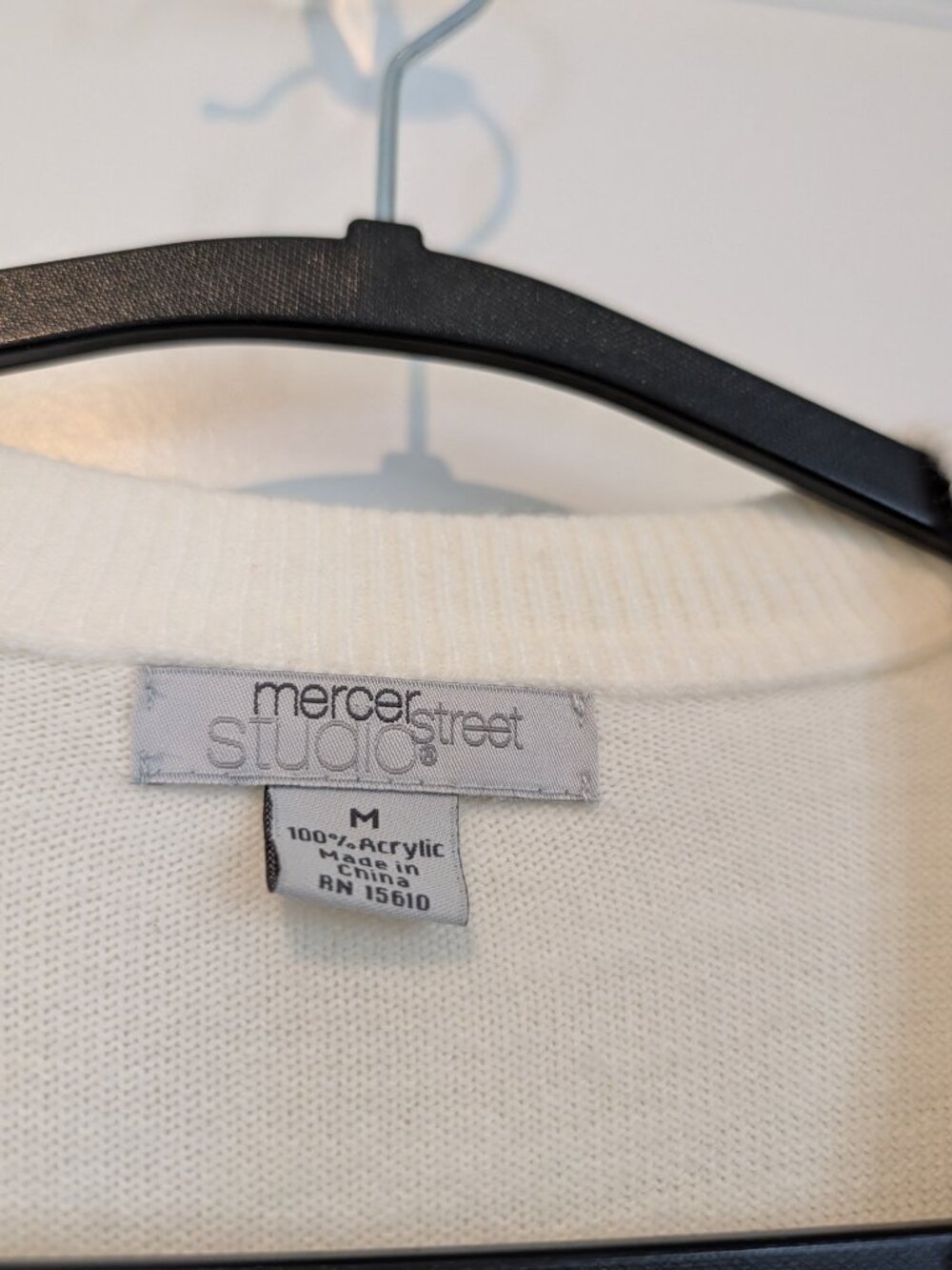 Mercer Street Studio White Cardigan - Picture 3 of 4